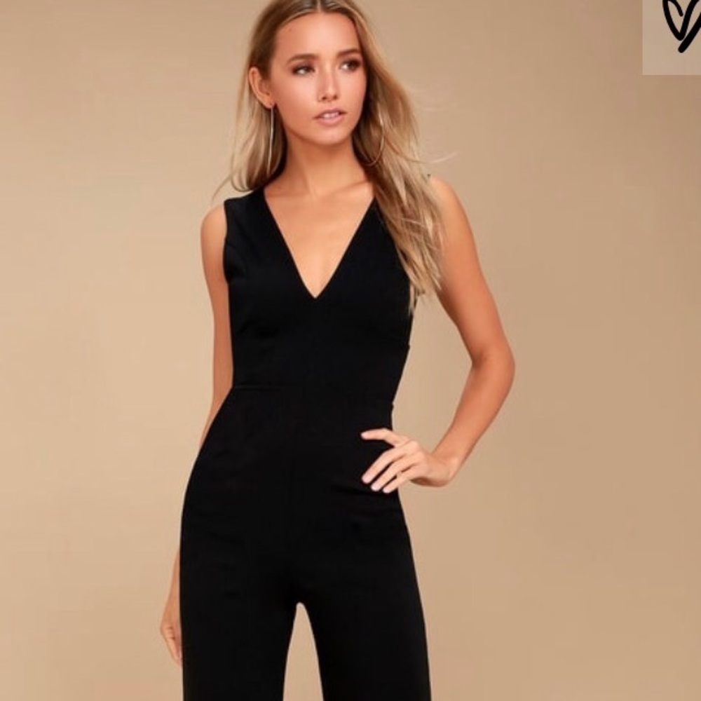 Lulu’s Ready For It sleeveless wide-leg jumpsuit